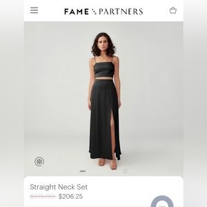 Fame and partners never worn maxi skirt with slit